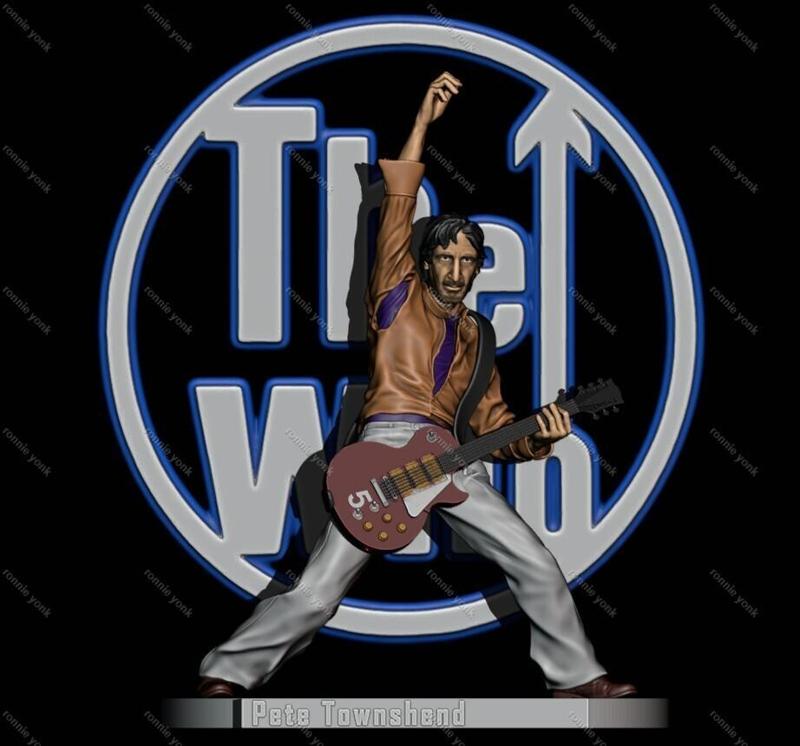 Pete Townshend -The Who 3D printing