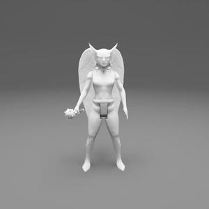 Articulated Winged Heroine - Howkgirl inspired 3D Printable