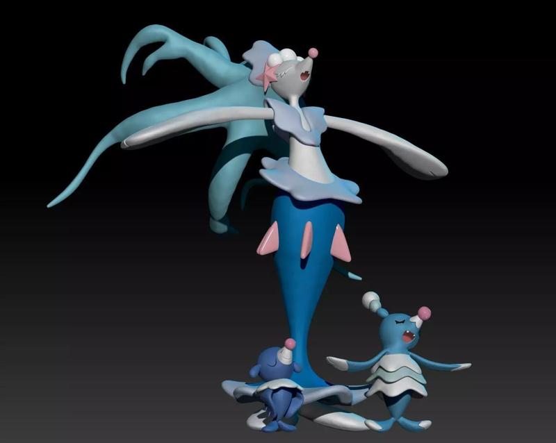 Pokemon Popplio Brionne Primarina