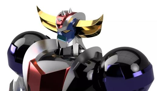 UFO ROBOT GRANDIZER U FIGURE 3D MODELS