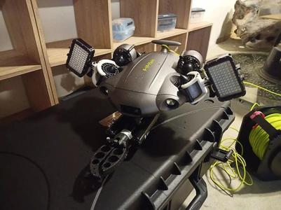 QYSea Fifish V6 Thruster Protector Mounts for GoPro and lights