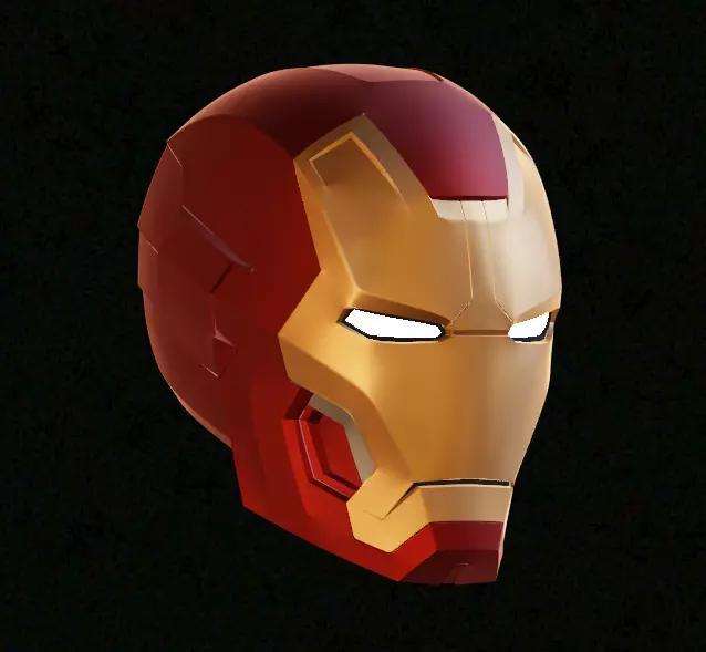 Ironman Mk 42 43 Helmet 3D Printable Model with Interior Details