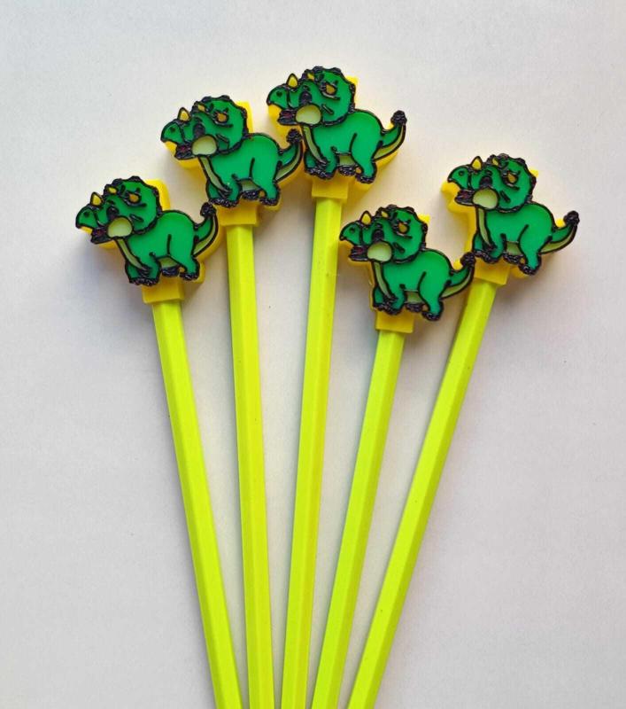 Dinosaur pencil topper