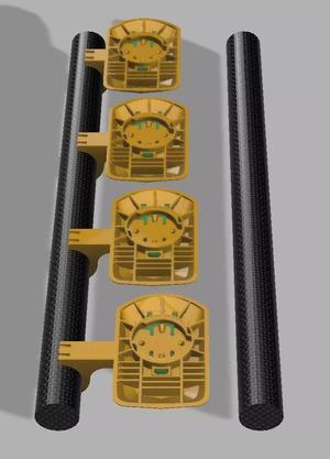 WAHOO ELEMNT ROAM MOUNT FOR ANY AEROBAR TT ZIP TIES
