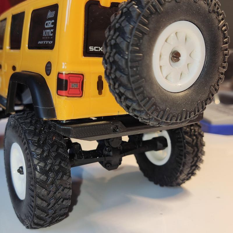 Axial SCX24 Jeep removable spare wheel carrier