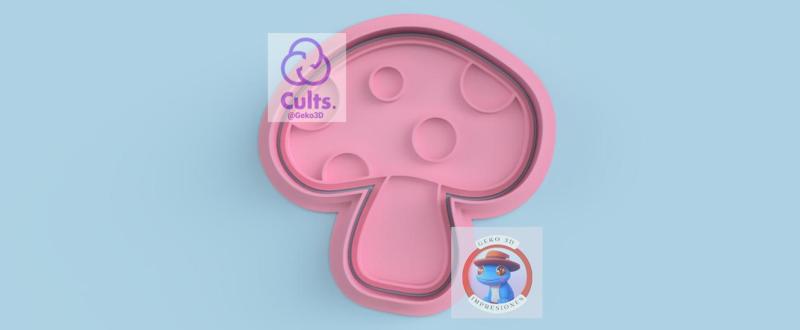 Mushroom cookie cutter ( Mushroom cookie cutter )