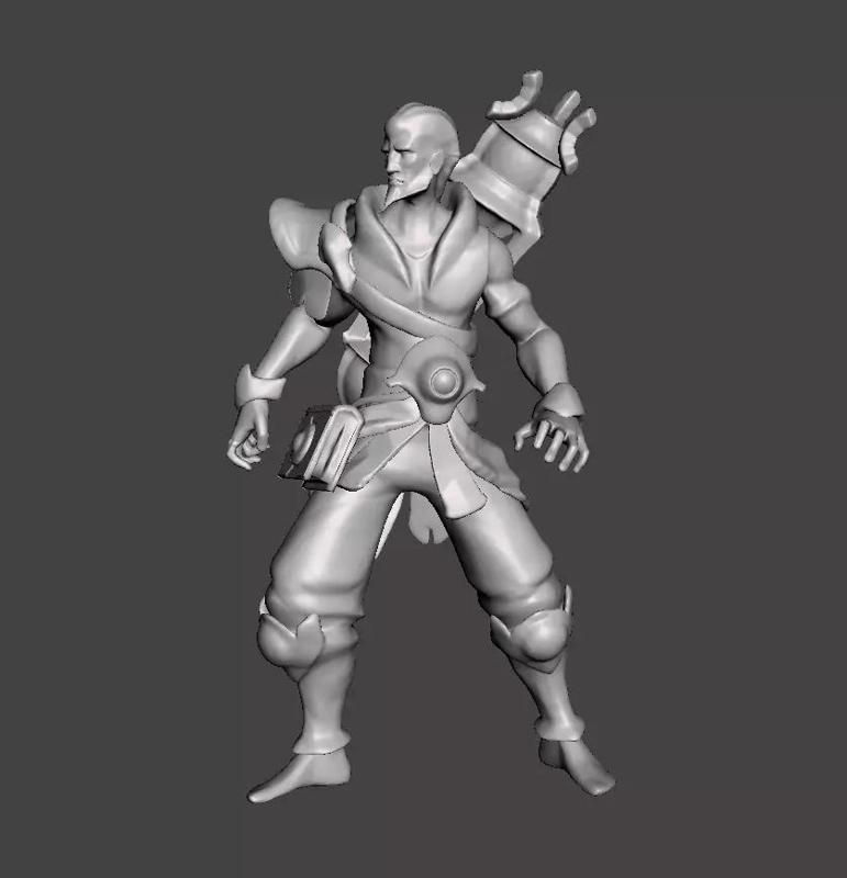 Guardian of the sands Ryze 3D Model