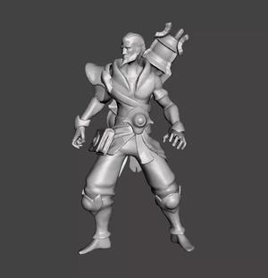 Guardian of the sands Ryze 3D Model