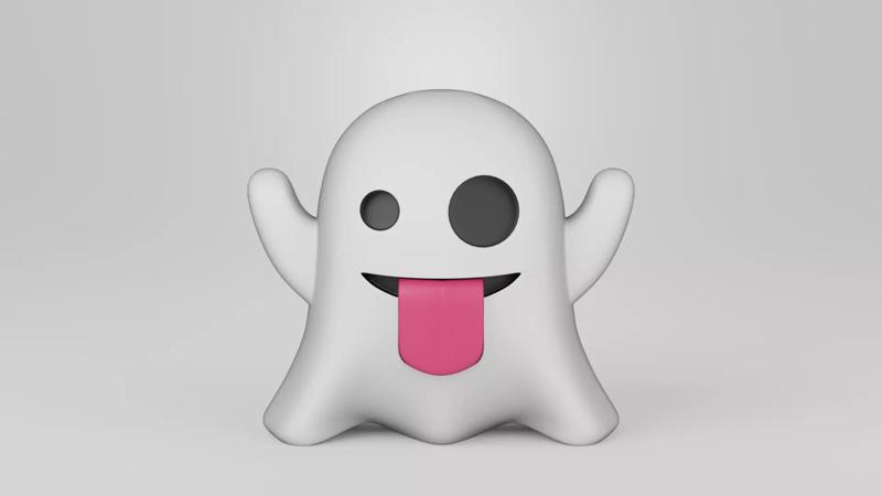 Emoji Ghost 3d Print