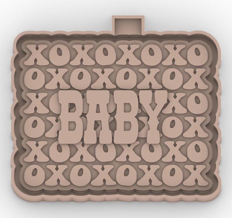 baby xoxo - freshie mold