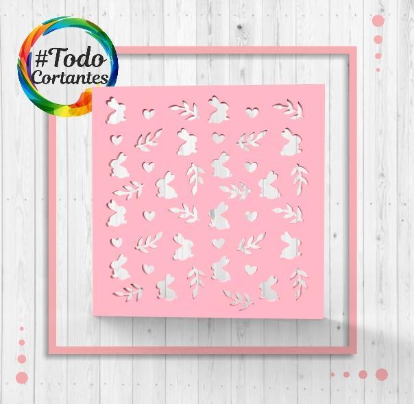 Texture/ Stencil Easter