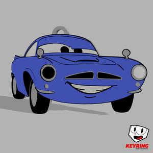 CARS FINN KEYCHAIN | CARS KEYCHAIN FINN