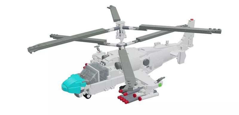 MocBricks3D - Lego Ka-52 Alligator
