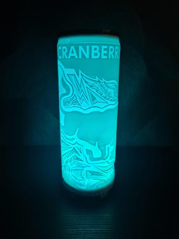 lamp lithophany can redbull beready red cranberry edition