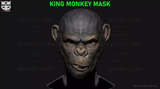 King Monkey Mask - Kingdom of The Planet of The Apes