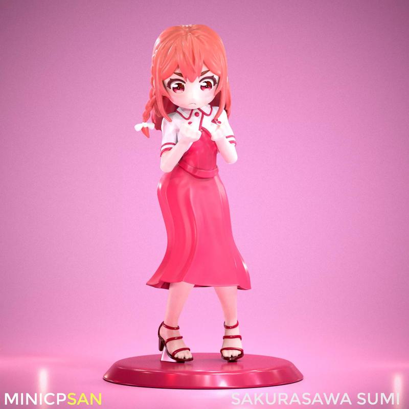 Sakurawasa Sumi - Cute Pink Dress Outfit - Rent-A-Girlfriend