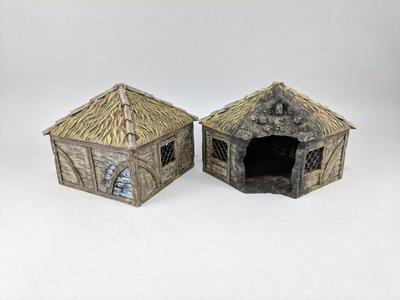Burned and Frozen Cottages 3D Printing Collection