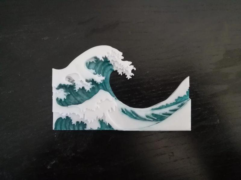 Kanagawa tsunami decoration