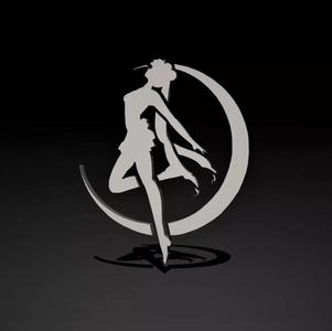 3D SILUETA silhouette SAILOR MOON
