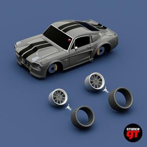 Ford Mustang GT500 E | Model kit car