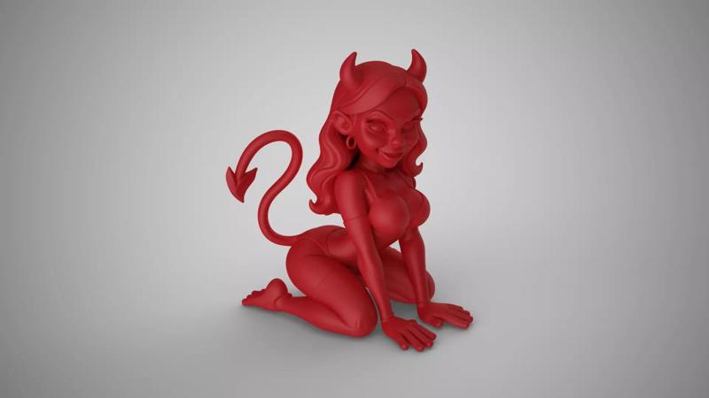 Devil Girl Decor