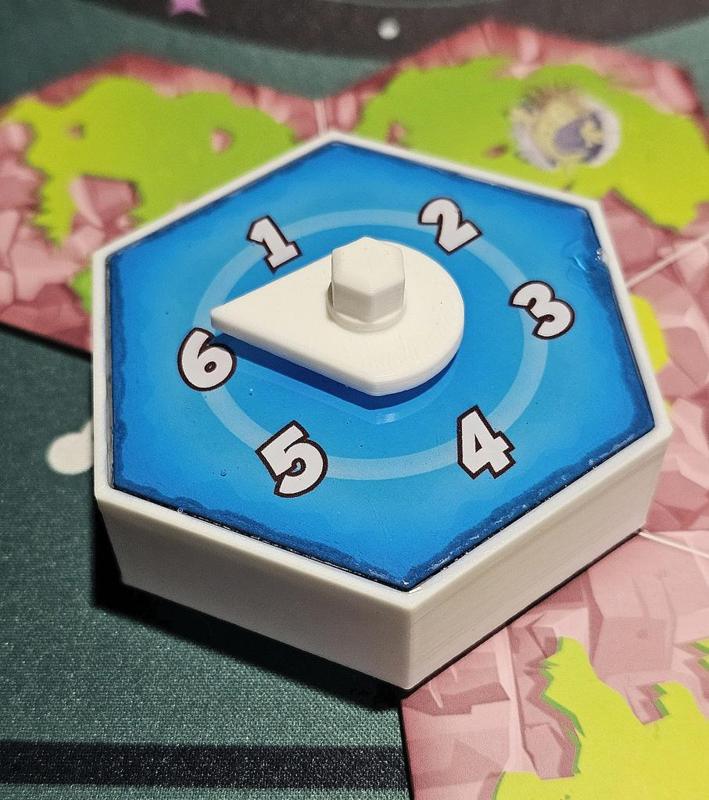 Worms board game upgraded spinner