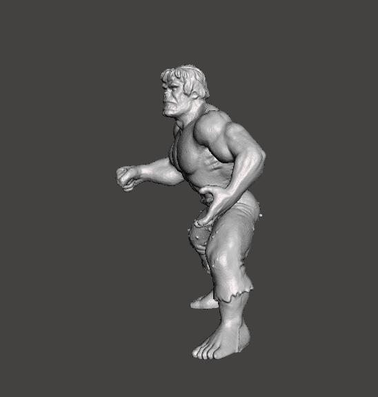 PVC FIGURE OF MARVEL SUPER HEROES OF THE 80'S HULK YOLANDA COMANSI .STL .OBJ