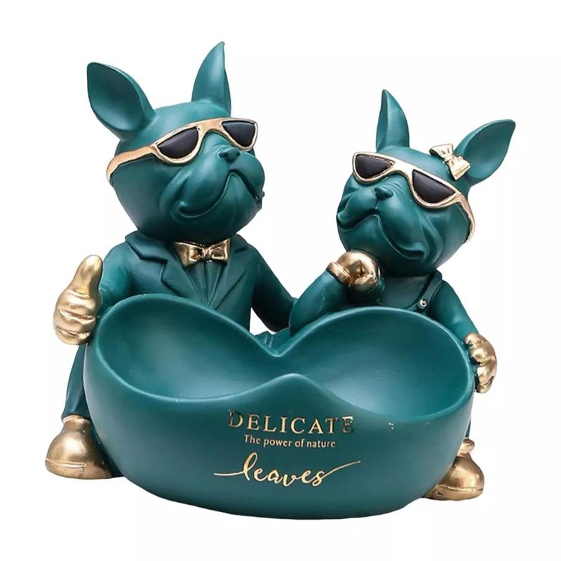 French Bulldog Couple Tray