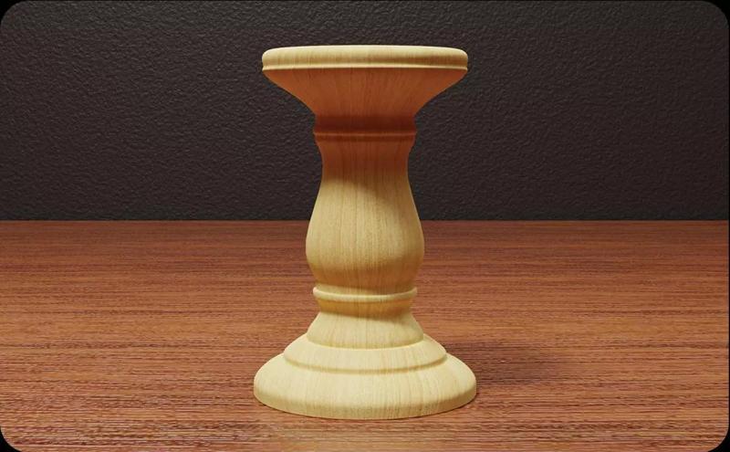 Candle Holder Design stl file for 3d printing