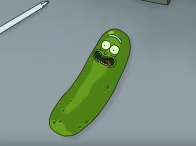 Marijuana, cigarette holder Pickle rick