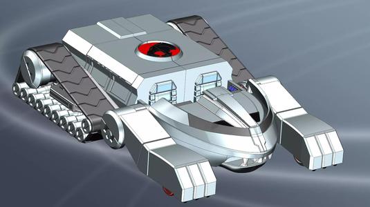 Thundercats Thundertank 3d printed