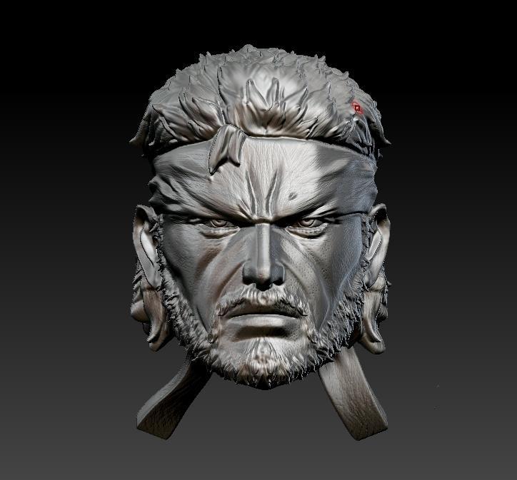 Metal Gear Solid 3, Big Boss, Naked Snake 1/6 custom Head