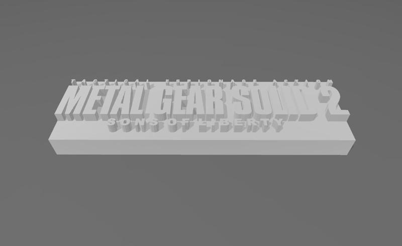 METAL GEAR SOLID 2 LOGO