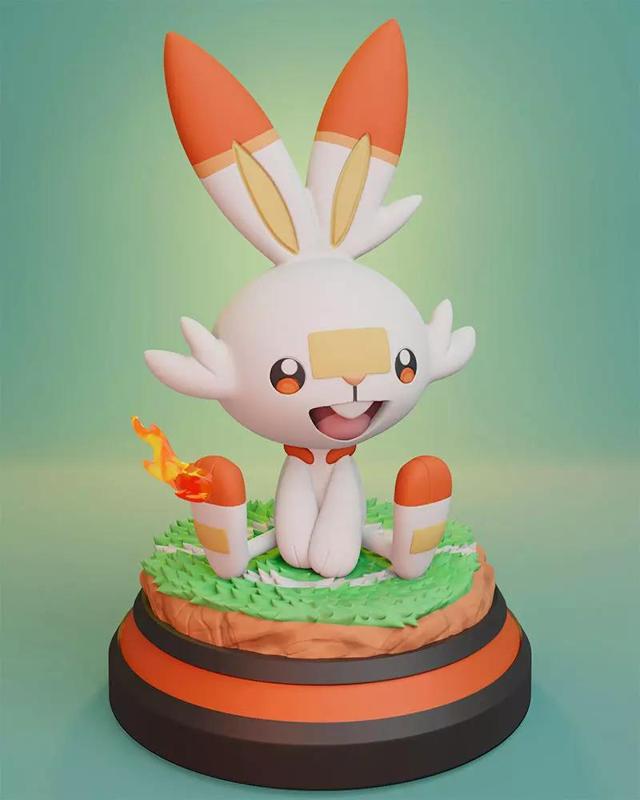 Pokemon - Scorbunny Figure