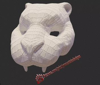 Accurate Squid Game VIP Tiger Mask Ready to print Squidgame