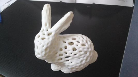 My Meshmixer Rabbit made out of the basic rabbit model