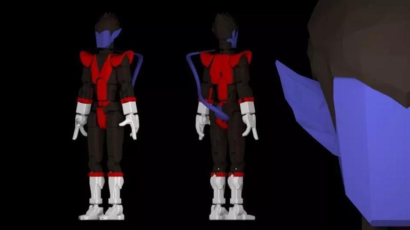 DUMMY FIGURE  X-MEN NIGHTCRAWLER