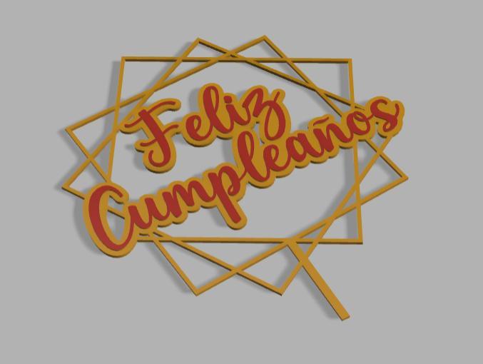 cake topper- Happy Birthday 🎈💕✨