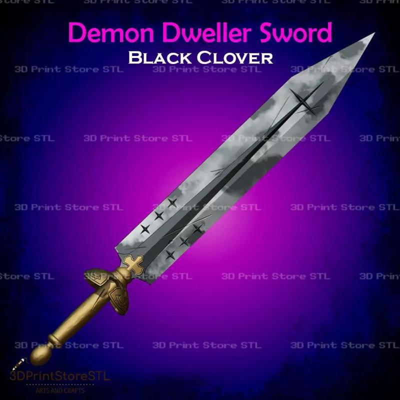 Demon Dweller Sword Cosplay Black Clover - STL File
