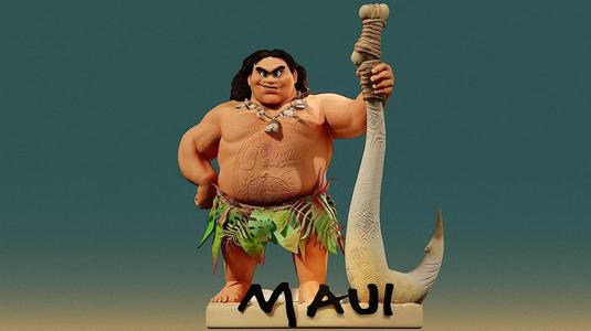 FIGURINE MAUI LE DEMI-DIEU DE VAIANA MOANA Disney