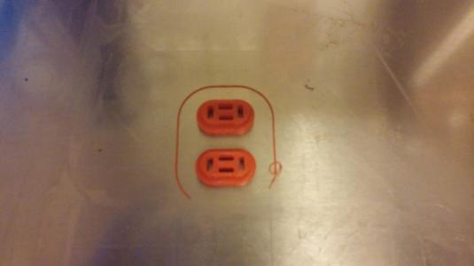 NCS P3-v Steel Zip Tie mount for P3 Steel