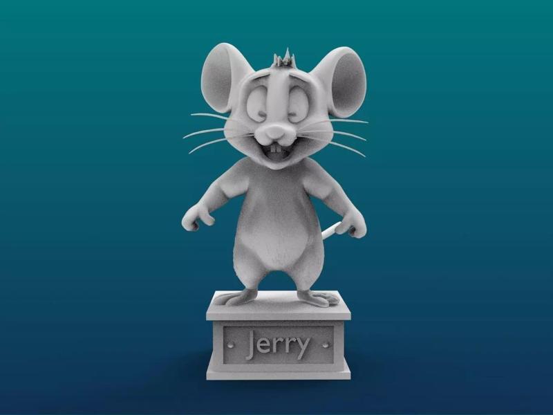 Jerry Cartoon Figure Print 3D Printer