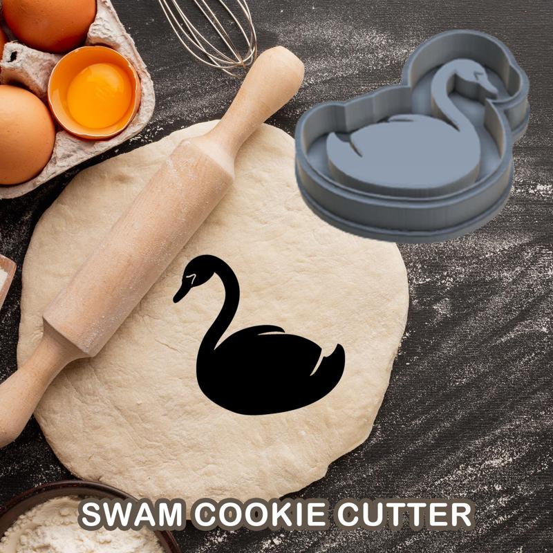SWAM COOKIE CUTTER PASTRY DOUGH BISCUIT SUGAR FOOD
