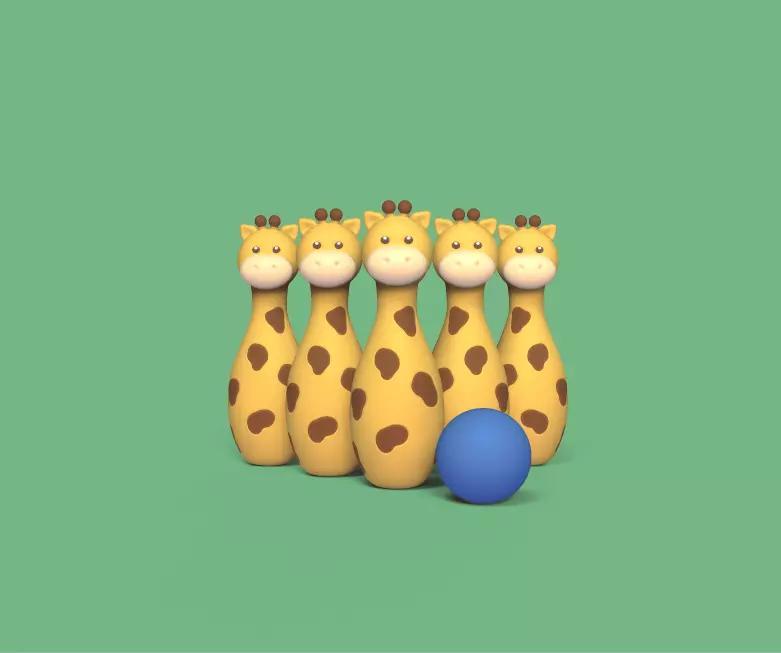 Giraffe Bowling