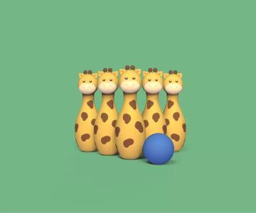 Giraffe Bowling