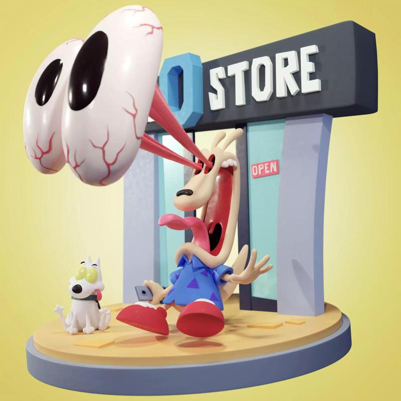 Diorama Rocko Modern Life  3D PRINT
