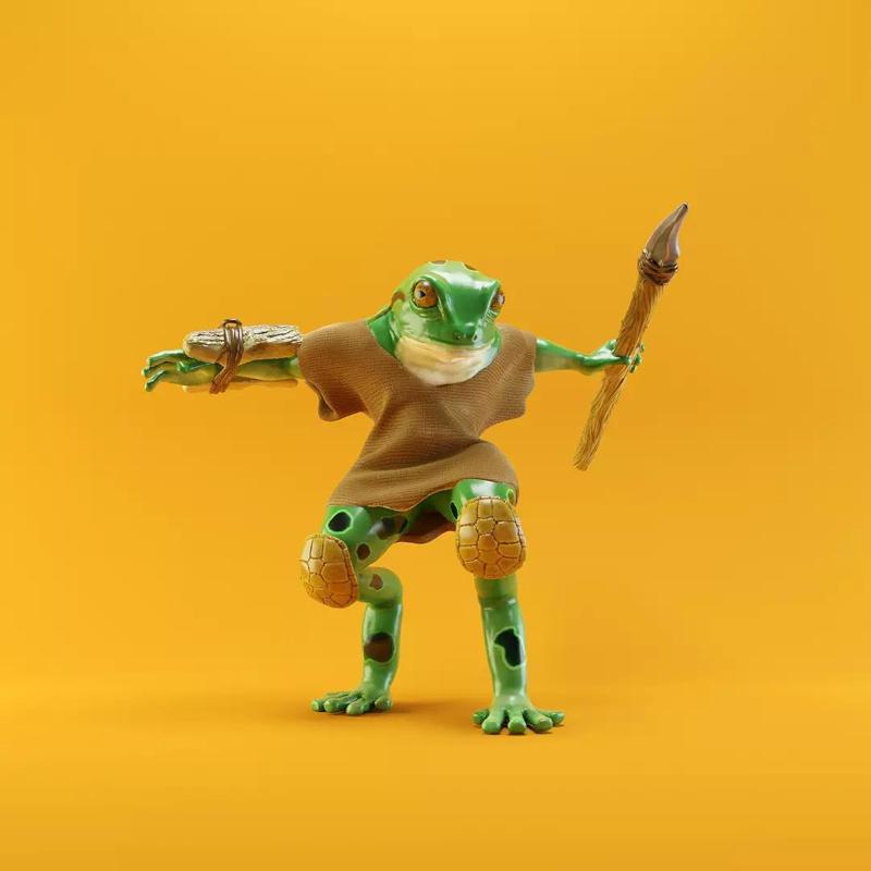 Frog Warrior 2 Poses