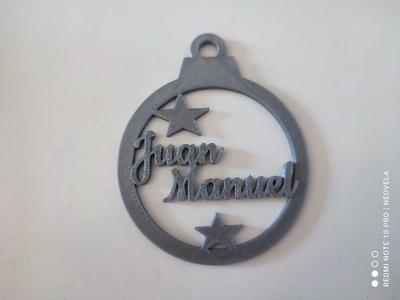 christmas ball BASIC 2 STARS JAIME