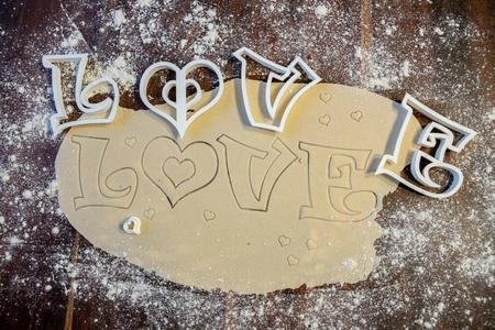 St valentine cookie cutter letters set