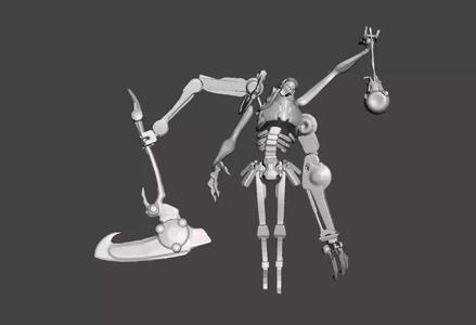 PRAETORIAN FIDDLESTICKS 3D MODEL